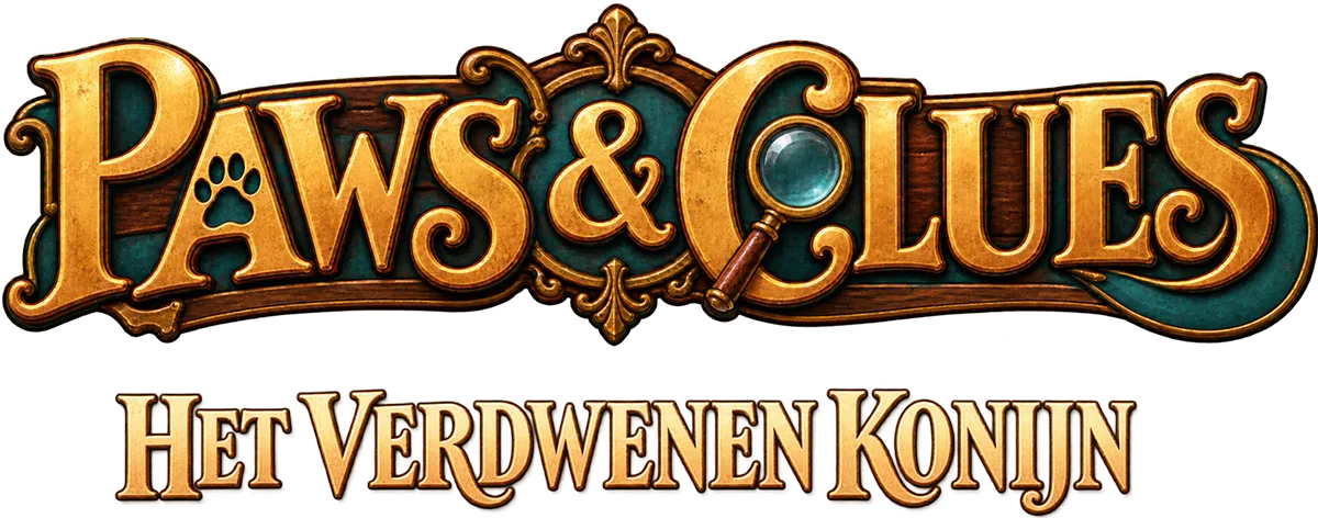 Paws & Clues part 1 1200 Paws & Clues logo